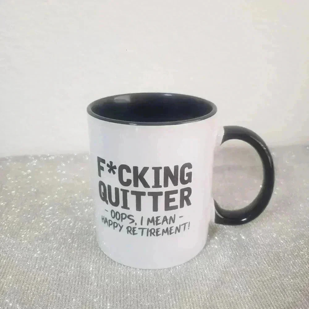 F*cking Quitter Happy Retirement Mug - Picture 3 of 6